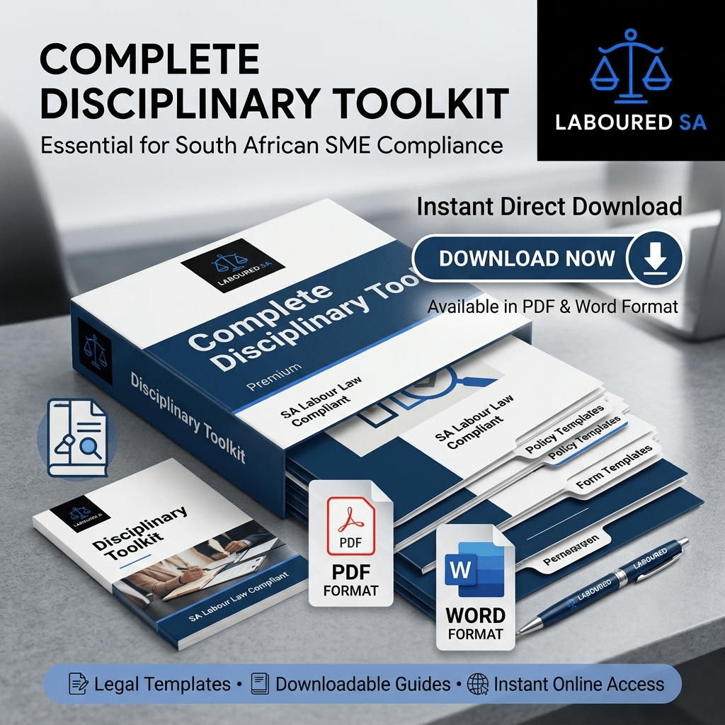 Complete Employer Disciplinary Toolkit (Editable Word & PDF) — 2026.1 SA Labour Law Compliant